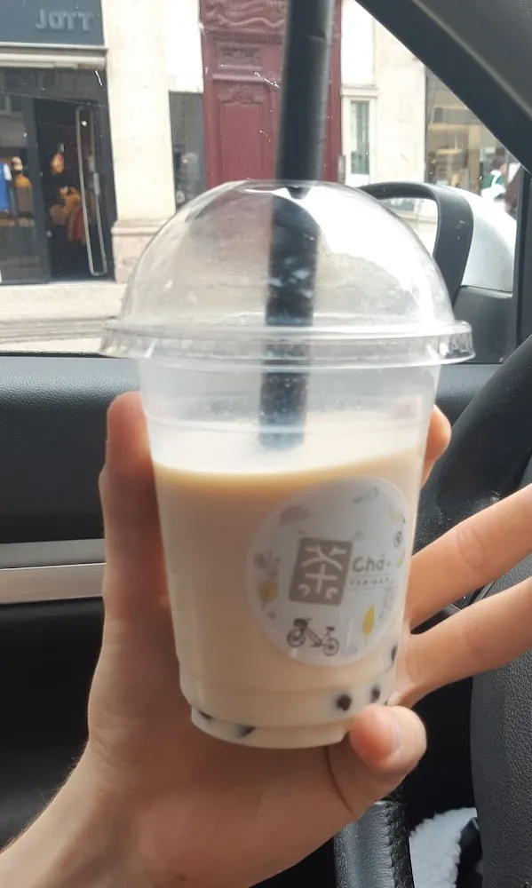 Bubble Tea Noir Lait de Coco Perles de Tapioca